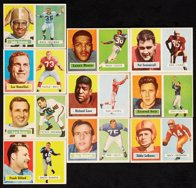 1957 Topps Football Complete Set (154) 