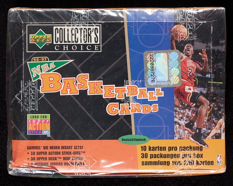 1996-97 Collector's Choice Basketball German Box (36)