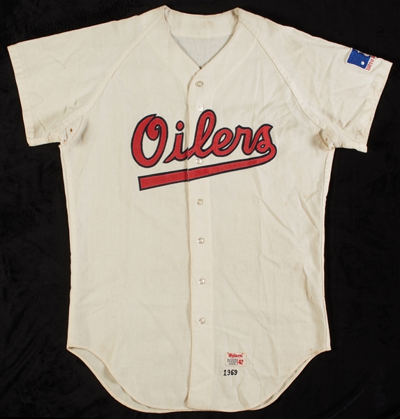 1969 Tulsa Oilers Game-Worn Home Flannel