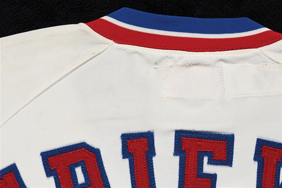 1978 Texas Rangers Tom Grieve Game-Worn Home Jersey