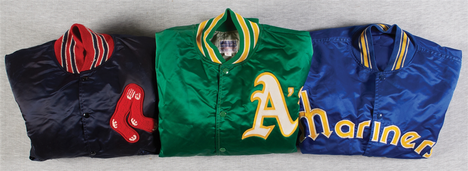 Red Sox, A’s and Mariners Late 1970s Jackets (3)