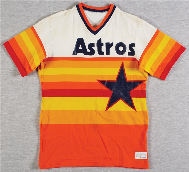 Late 1970s Houston Astros Sample Rainbow Jersey