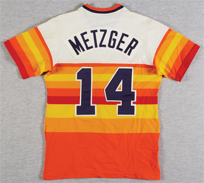 Late 1970s Houston Astros Sample Rainbow Jersey