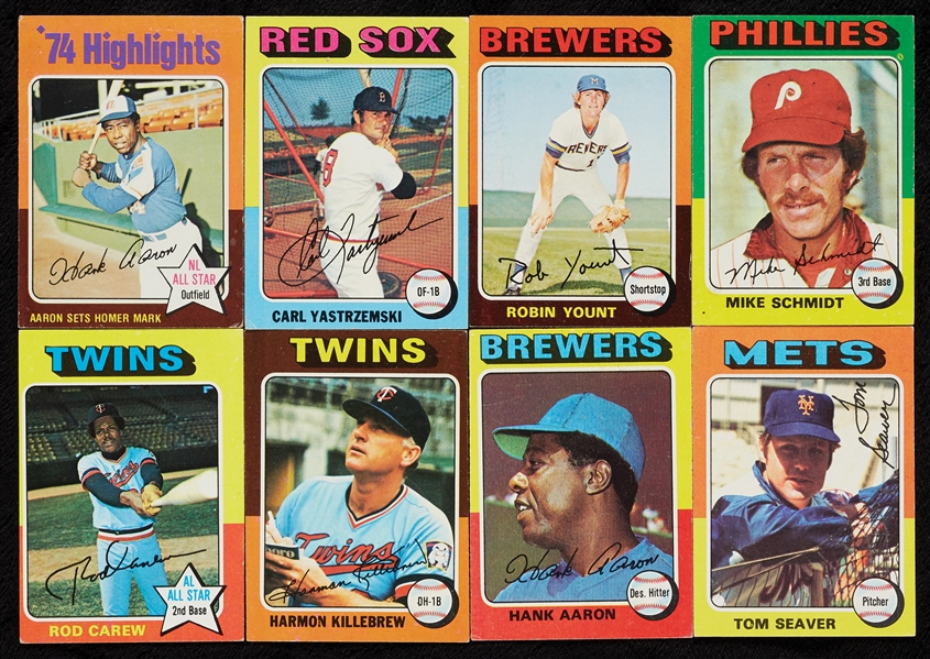 1975 Topps Baseball Complete Set (660)