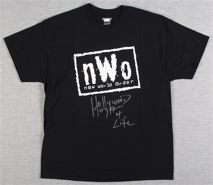 Hulk Hogan Signed NWO T-Shirt (JSA)