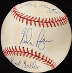 Sandy Koufax, Nolan Ryan & Bob Feller Signed ONL Baseball (JSA)