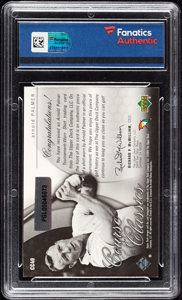 2004 SP Game Used Arnold Palmer Course Classics Autograph (Fanatics)