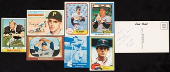 Signed Trading Cards Group with Allie Reynolds, Red Schoendienst (8)