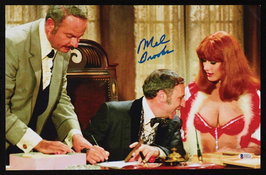 Mel Brooks Signed 11x17 Photo (BAS)