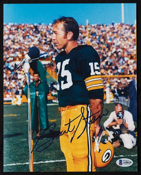 Bart Starr Signed 8x10 Photo (BAS)