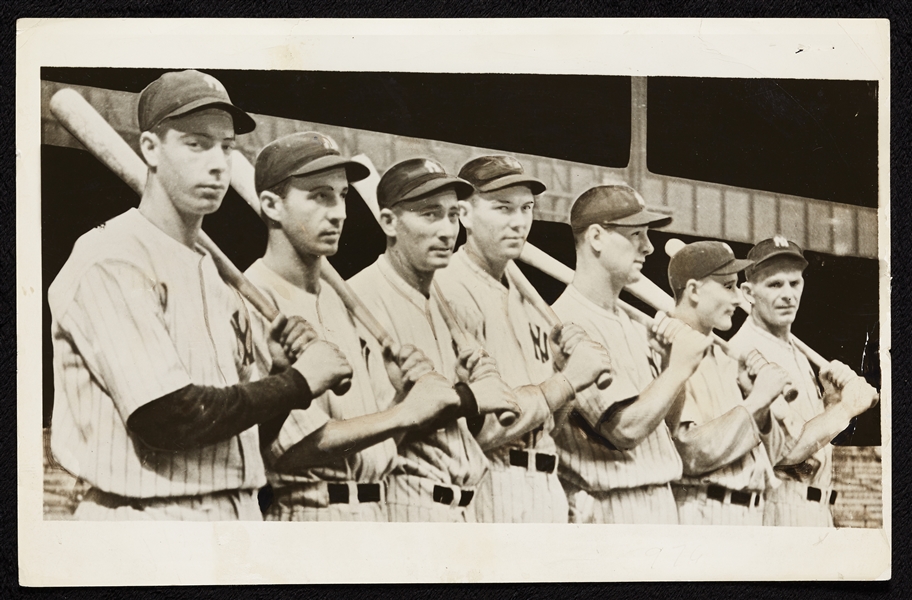 1936 New York Yankees World Series 7x11 News Service Type III Photo (PSA/DNA)