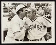 1938 Babe Ruth & Tony Lazzeri Original 6.5x8.5 News Service Type I Photo (PSA/DNA)