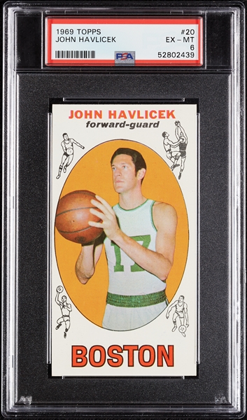 1969 Topps John Havlicek RC No. 20 PSA 6