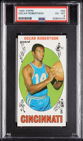 1969 Topps Oscar Robertson No. 50 PSA 6