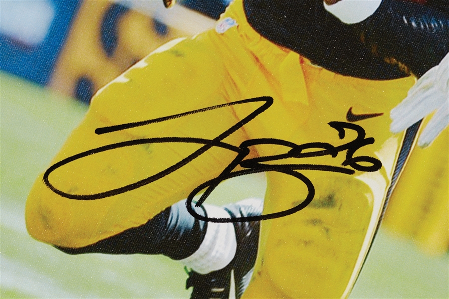 Antonio Brown & Le'Veon Bell Dual-Signed Canvas Print (JSA)