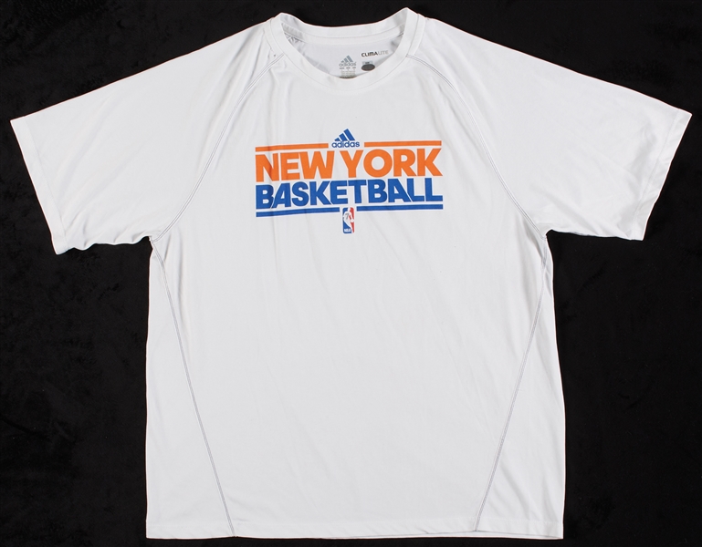 Carmelo Anthony 2012-13 Game-Used NY Knicks Warm Up Shirt (Steiner)