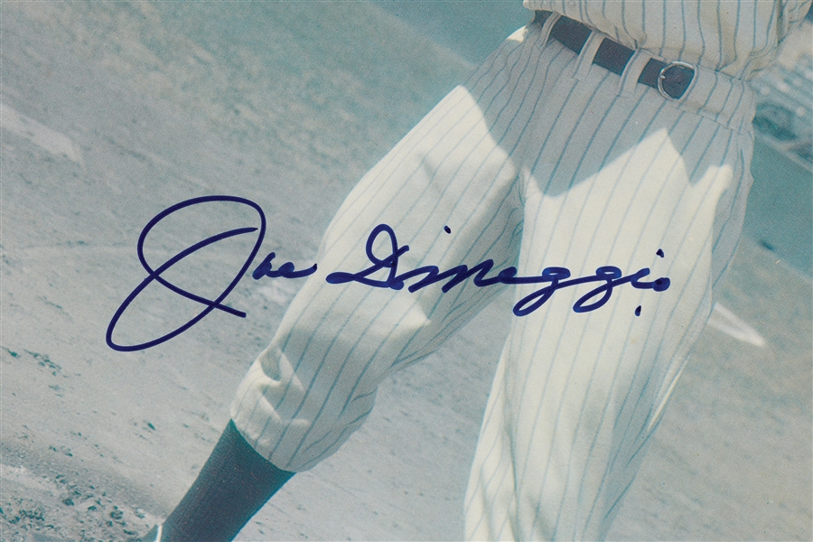 Joe DiMaggio Signed 11x14 1992 TV Sports Mailbag Photo (Graded PSA/DNA 10)