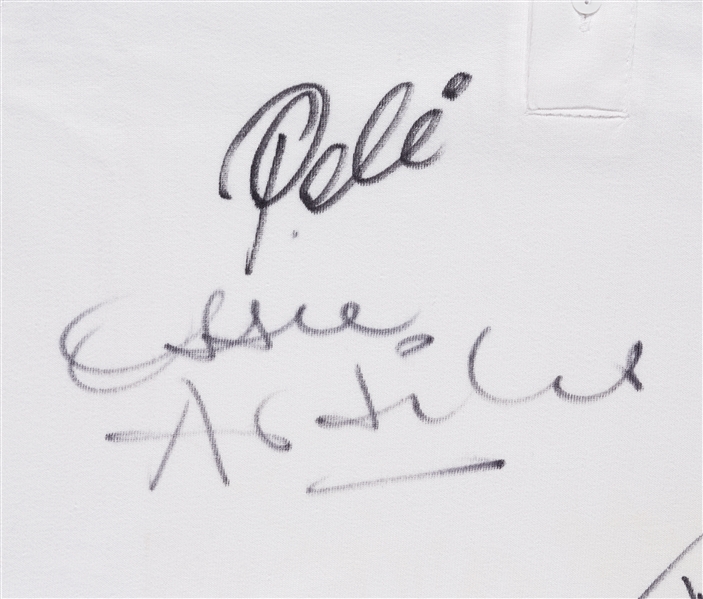 Pele & Others Escape To Victory Cast-Signed Soccer Jersey (BAS)