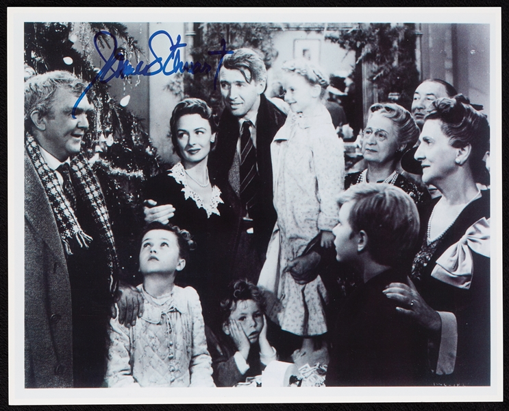 James Stewart Signed It's a Wonderful Life 8x10 Photo (JSA)