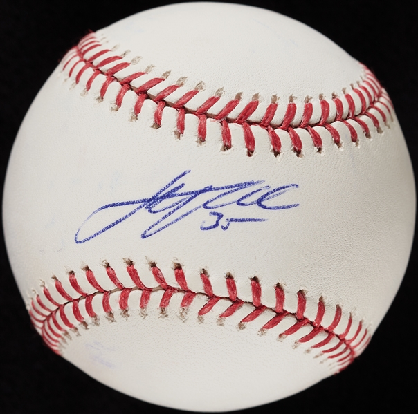 Justin Verlander Single-Signed OML Baseball (BAS)