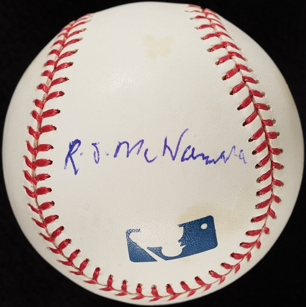 Robert S. McNamara (JFL Cabinet) Single-Signed OML Baseball (PSA/DNA)