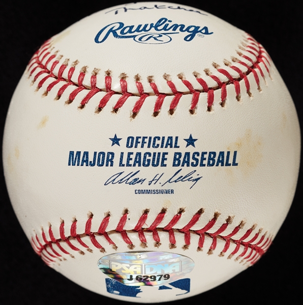 Margaret Thatcher Single-Signed OML Baseball (PSA/DNA)