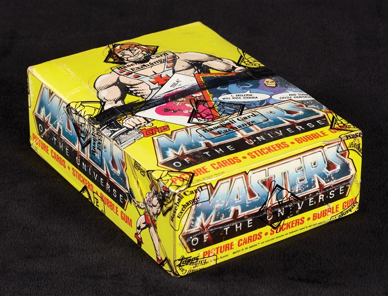 1984 Topps Masters of the Universe Wax Box (BBCE)