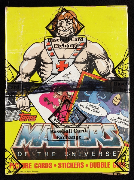 1984 Topps Masters of the Universe Wax Box (BBCE)