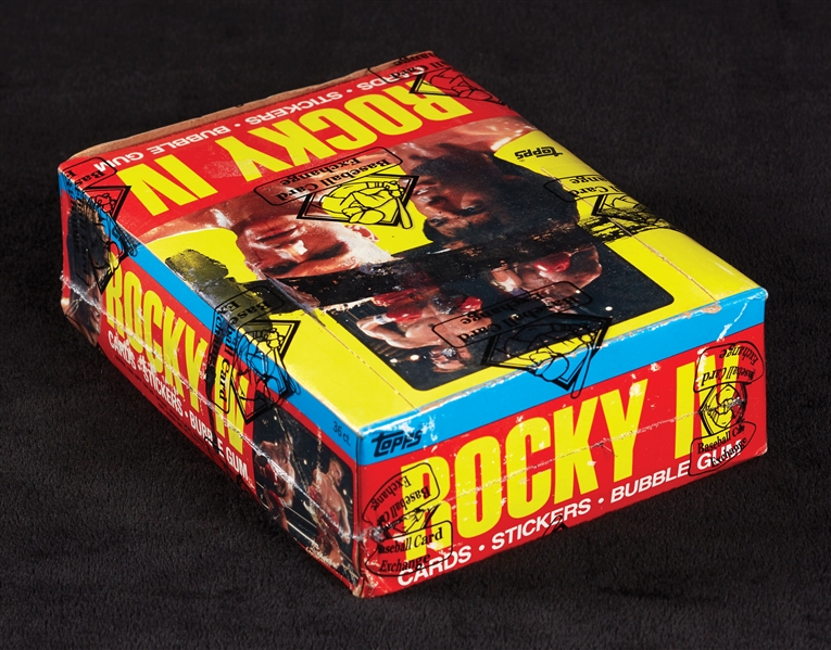 1985 Topps Rocky IV Wax Box (BBCE)