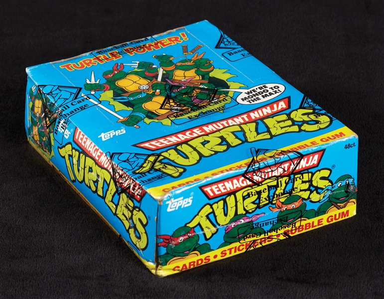 1989 Topps Teenage Mutant Ninja Turtles Wax Box (BBCE)