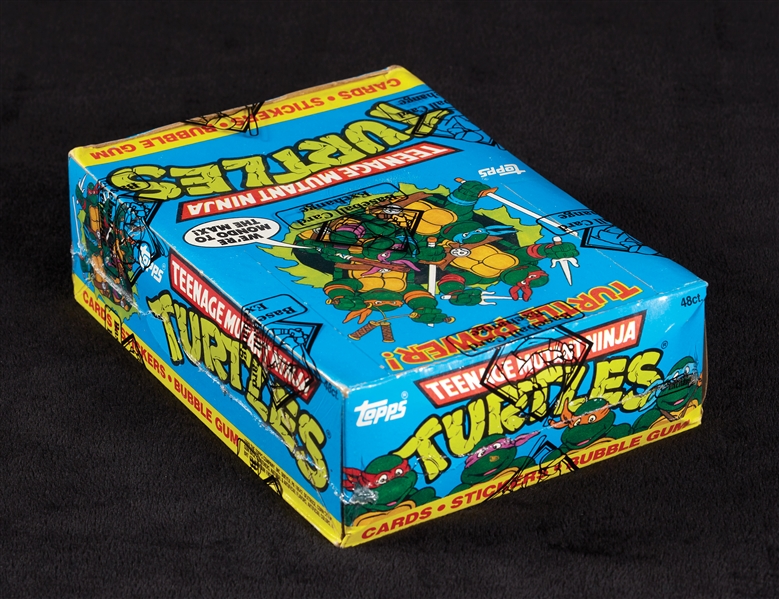 1989 Topps Teenage Mutant Ninja Turtles Wax Box (BBCE)