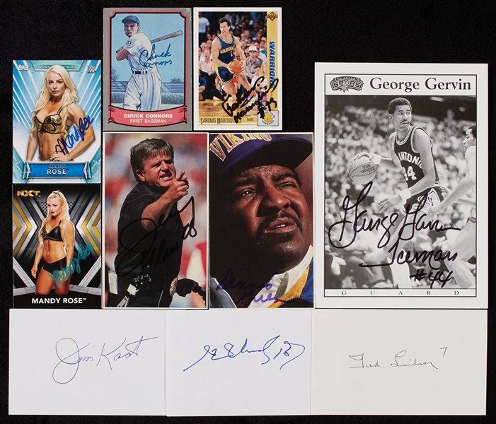 Oddball Sports Signatures Group with Chuck Connors (34)