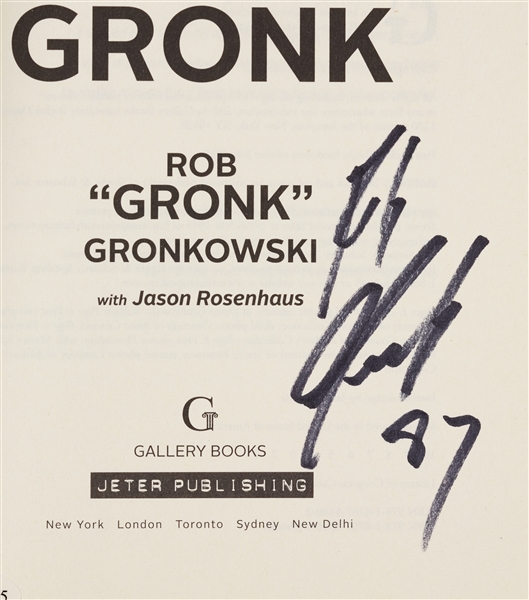 Rob Gronkowski Signed It's Good to be Gronk Books Pair (BAS) (2)