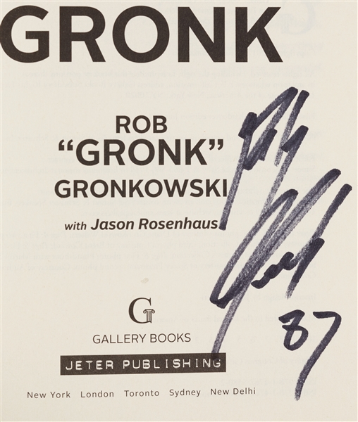 Rob Gronkowski Signed It's Good to be Gronk Books Pair (BAS) (2)