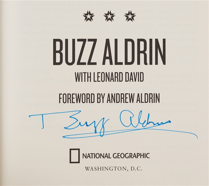 Buzz Aldrin Signed Mission To Mars Books Group (2)