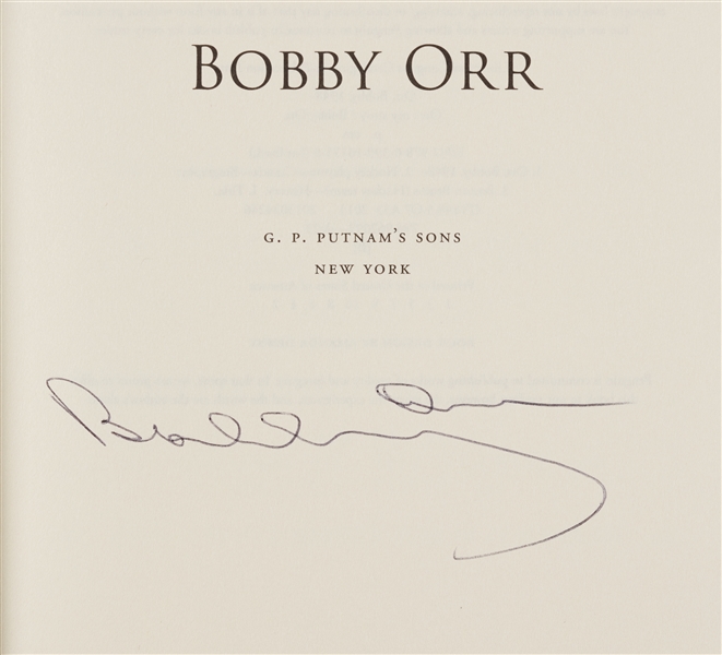 Bobby Orr Signed Orr Books Group (2)