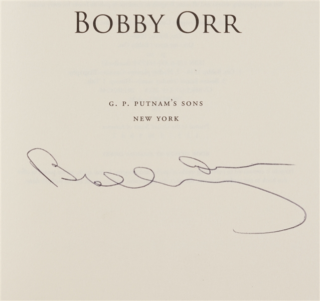 Bobby Orr Signed Orr Books Group (2)