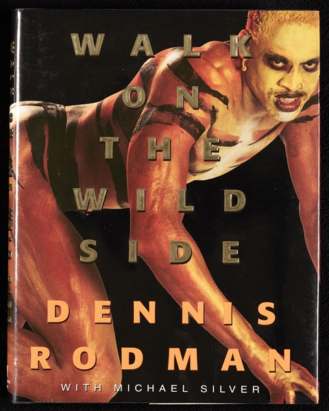 Dennis Rodman Signed Walk on the Wild Side Books Case (10)