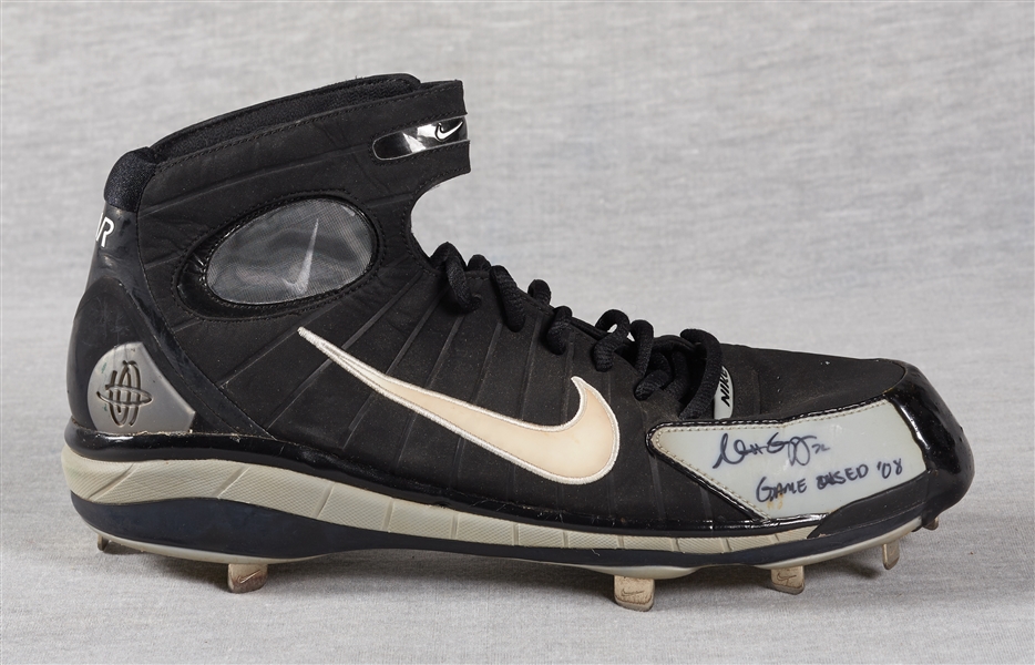 Matt Garza 2008 Game-Used & Signed Nike Cleats Pair (2) Inscribed Game Used '08