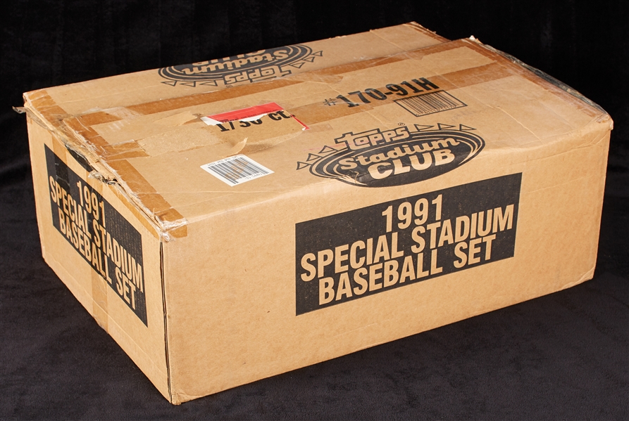 1991 Stadium Club Murphy Dome Factory Sealed Sets Opened Case (30)