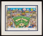 Charles Fazzino 3D Pop Art New York Yankees Limited Edition "Yankee Fever" Serigraph