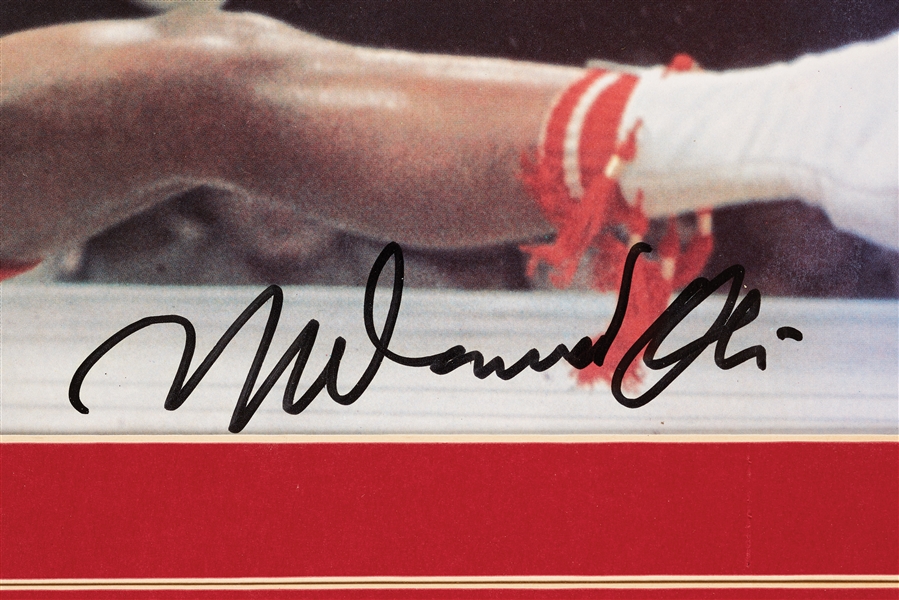 Muhammad Ali Signed Magazine Centerfold (Graded BAS 10)