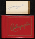 Baseball Autograph Album with Mickey Mantle, Roger Maris