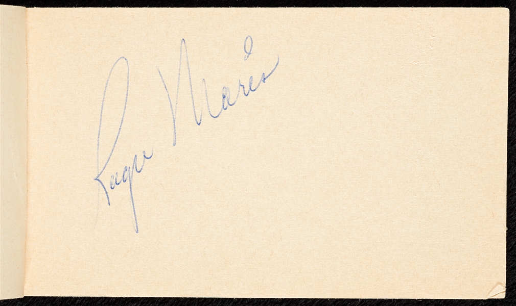 Baseball Autograph Album with Mickey Mantle, Roger Maris