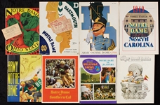 1927-79 Notre Dame Football Programs Collection (45)
