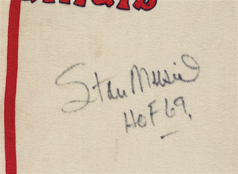 Stan Musial Signed Flannel Jersey (BAS)