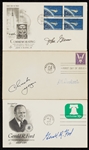 Signed FDC Group with Gerald Ford, John Glenn & Chuck Yeager (3)