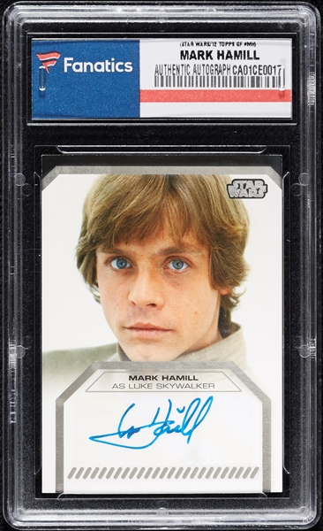 Mark Hamill Signed 2012 Topps Star Wars Galactic Files (Fanatics)