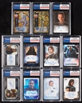 Star Wars Pack-Pulled Autographed Card Group with Mayhew, Daniels (11)