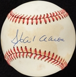 Hank Aaron Single-Signed ONL Baseball (BAS)
